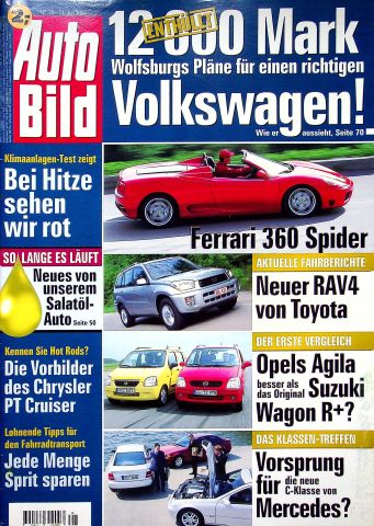 Deckblatt Auto Bild (28/2000)